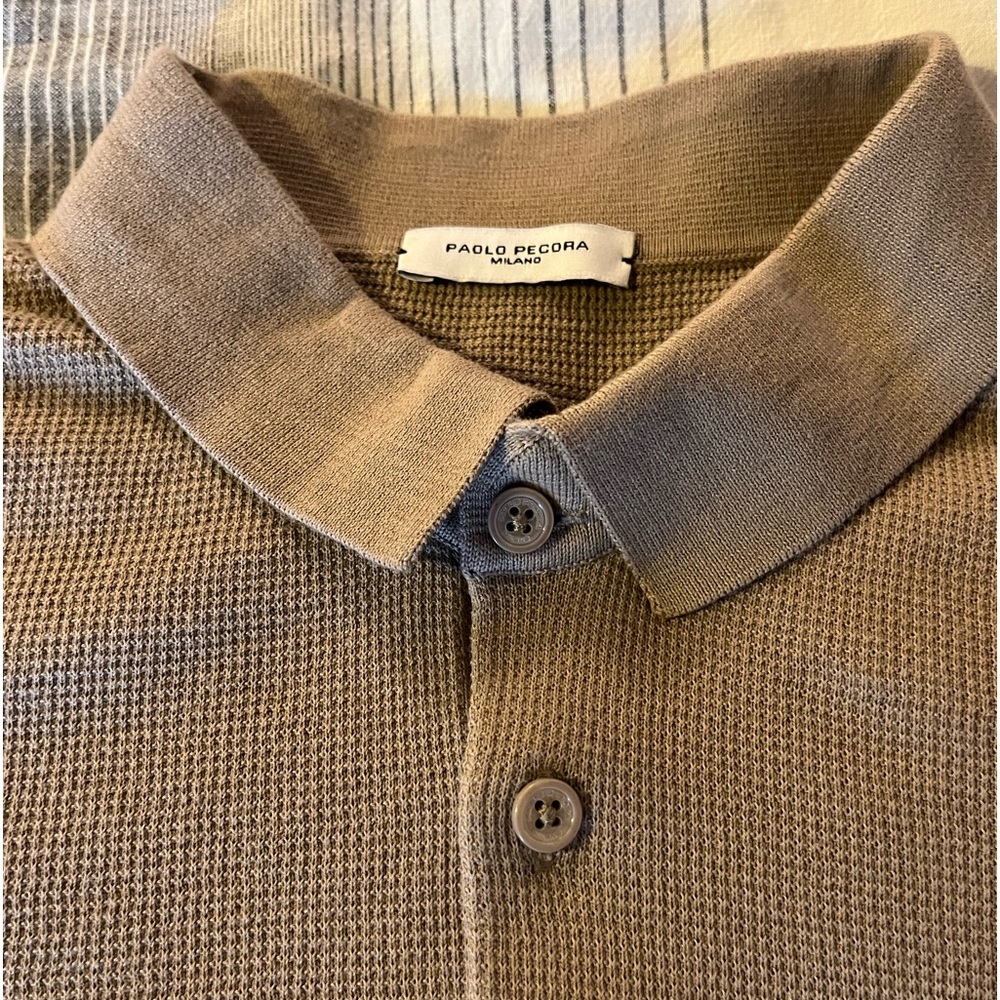 Italian knit polo.